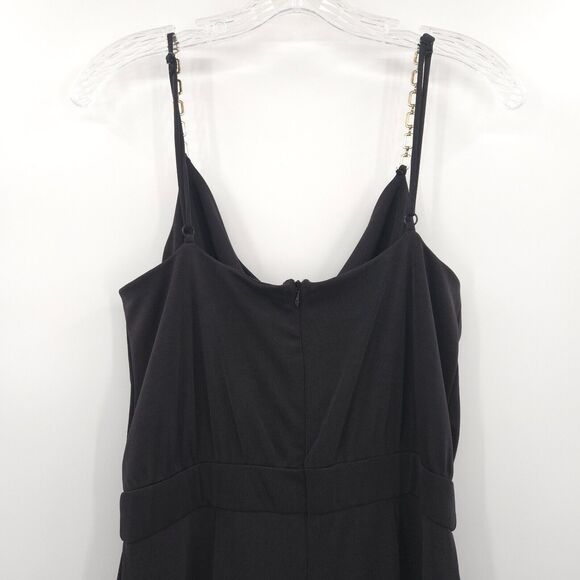 Jason Wu Black Jumpsuit with Chain Straps - Picture 11 of 16